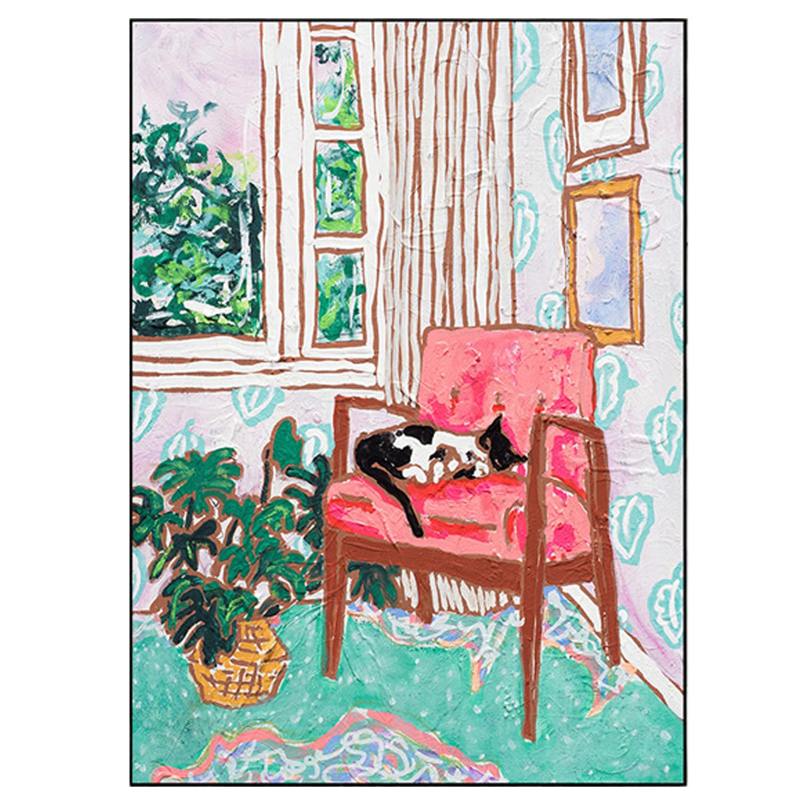 Retro Music Studio Art Print, Modern Pop Art Wall Decor, Colorful DJ Equipment Illustration，art... | Amazon (US)