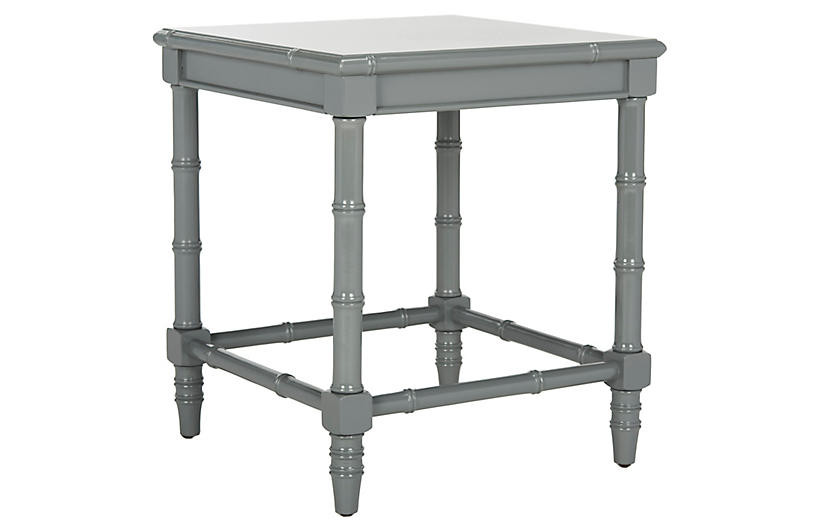 Liviah Side Table, Gray | One Kings Lane
