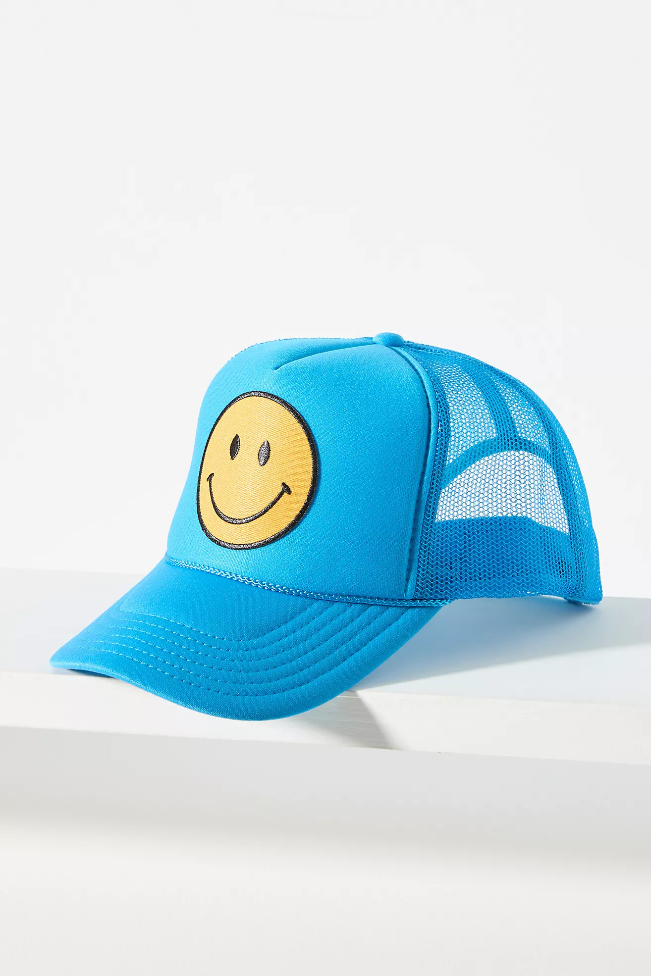 Ascot + Hart Smiley Patch Trucker Hat | Anthropologie (US)