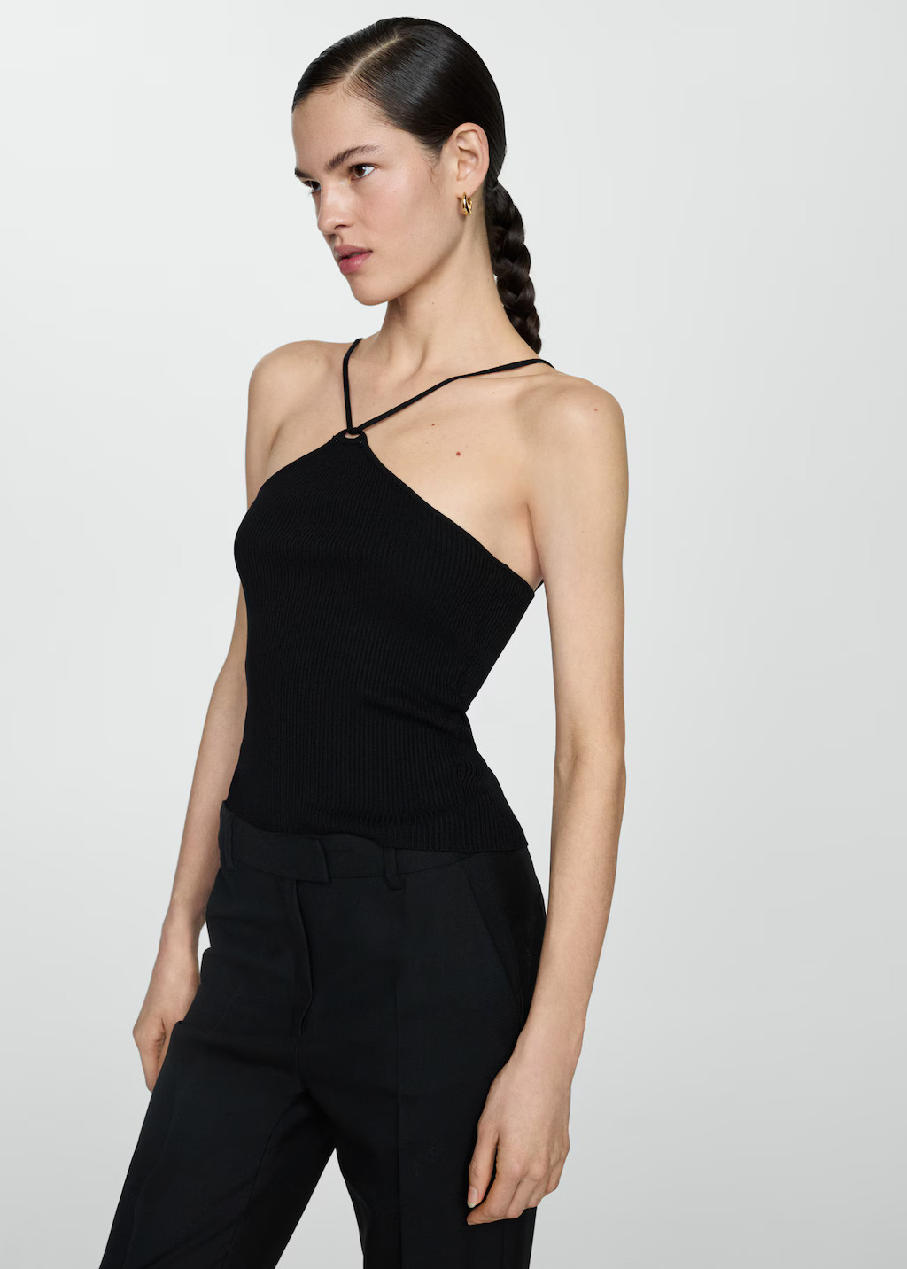 Knitted top with metallic thread - Women | MANGO USA | Mango (US/MX/AU)