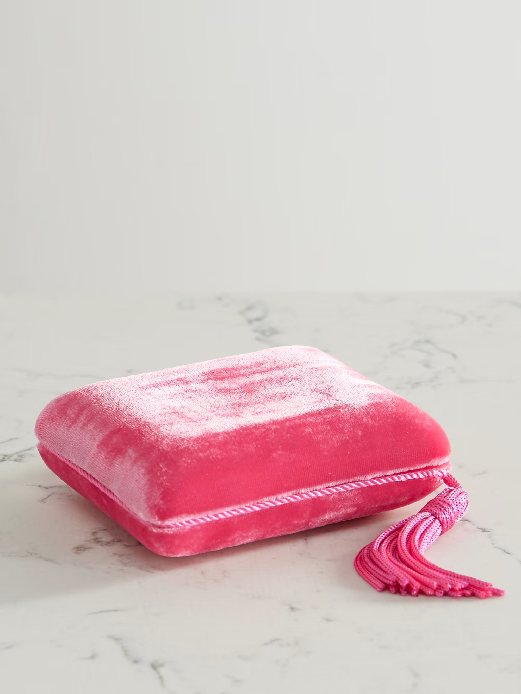 Schmuckkasten aus Samt mit Troddel | NET-A-PORTER (UK & EU)