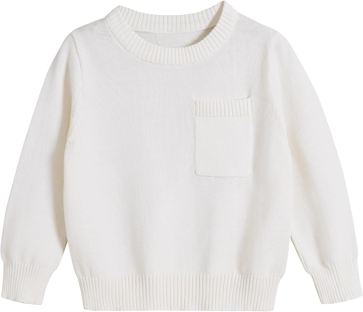 YOUNGER STAR Toddler Baby Girls Boys Knit Sweater Pullover Long Sleeve Sweatshirt Fall Winter Clo... | Amazon (US)