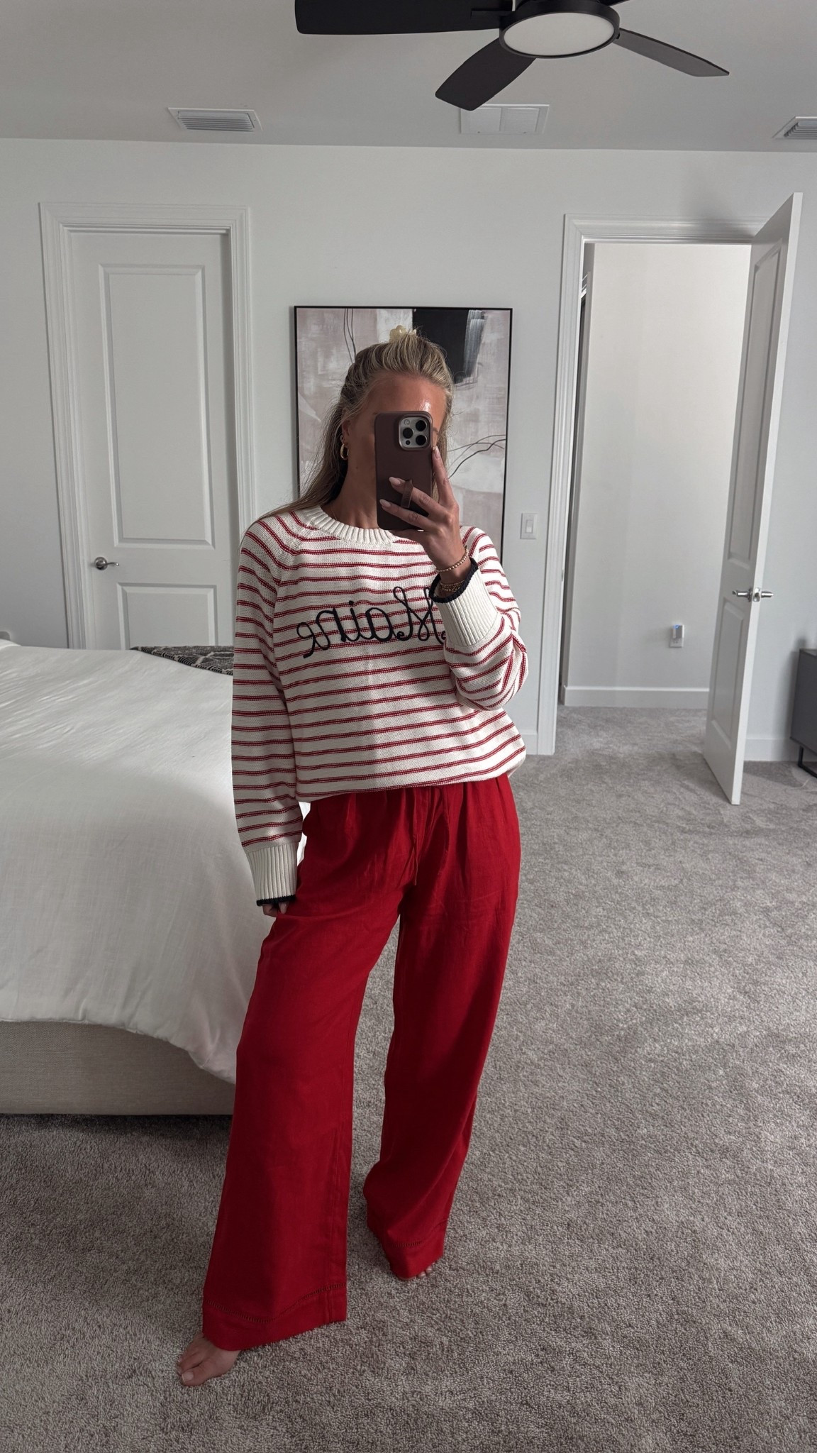 Sharing my @abercrombie Abercrombie order! The Madeline sweater is one of Abercrombie's core pieces and for Summer they extend it with a cotton knit which I paired with a pull on red linen pant. The whole vibe is a New England summer night.
Wearing a M in the sweater for an oversized look and a S in the linen pants (they have multiple colors!)

Linen pants, cotton knit sweater, Abercrombie linen;
Abercrombie linen pants,
Abercrombie elevated lounge, Abercrombie Maine sweater

#LTKootd #LTKSaleAlert #LTKSeasonal