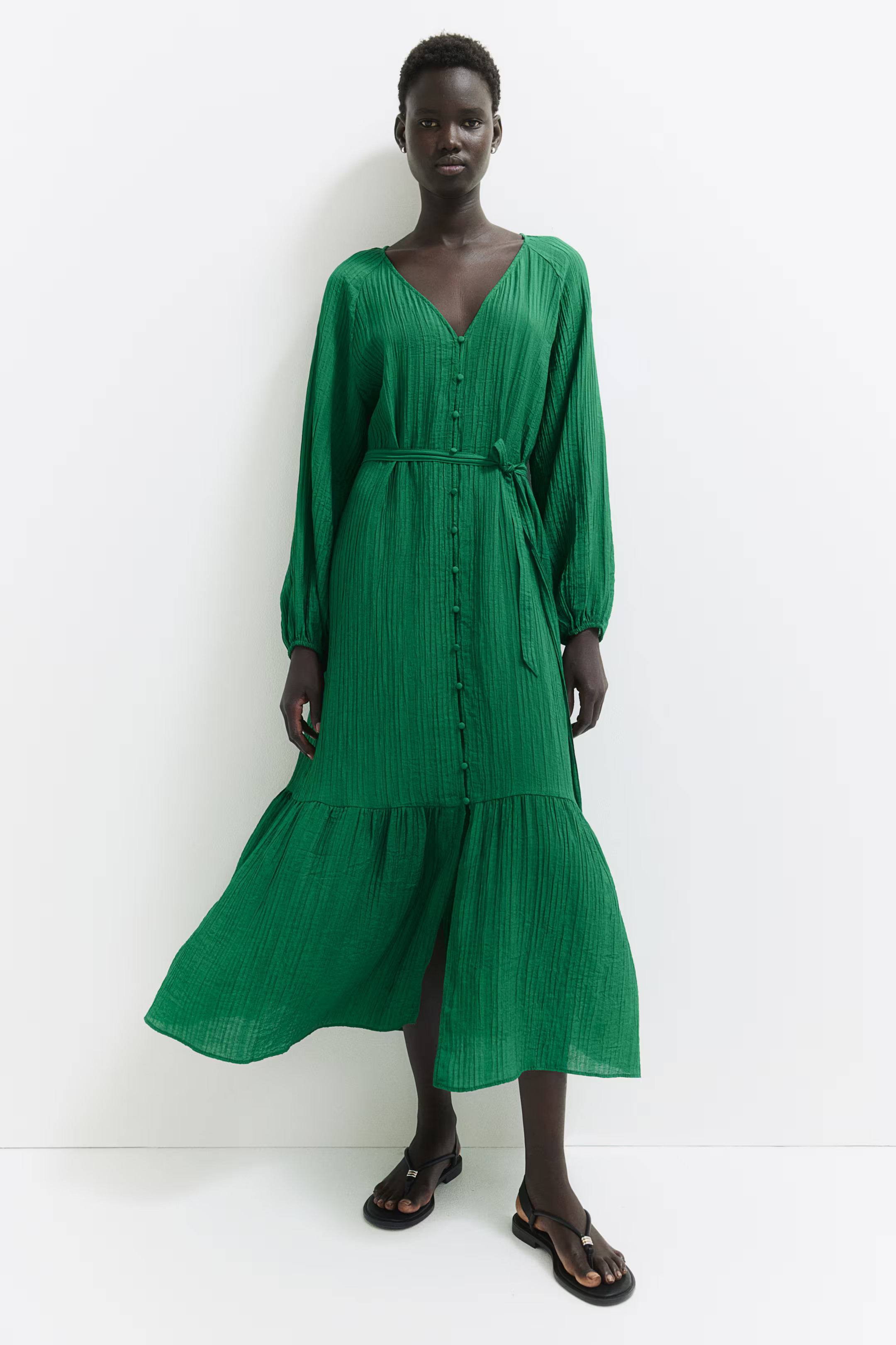 Tie-belt Crêpe Dress | H&M (US + CA)