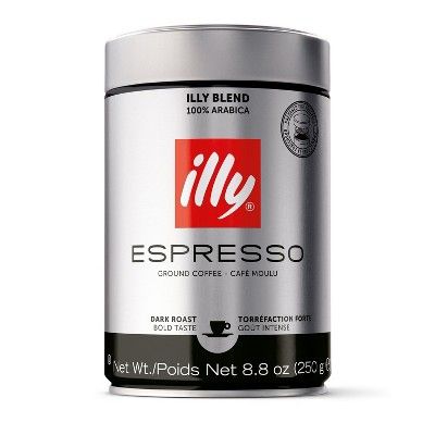illy Espresso Dark Roast Ground Coffee - 8.8oz | Target