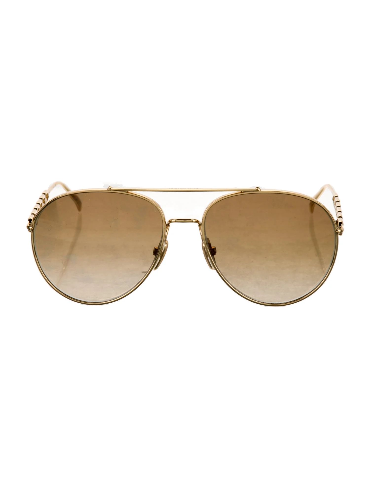 2021 LV Chain Pilot Sunglasses | The RealReal