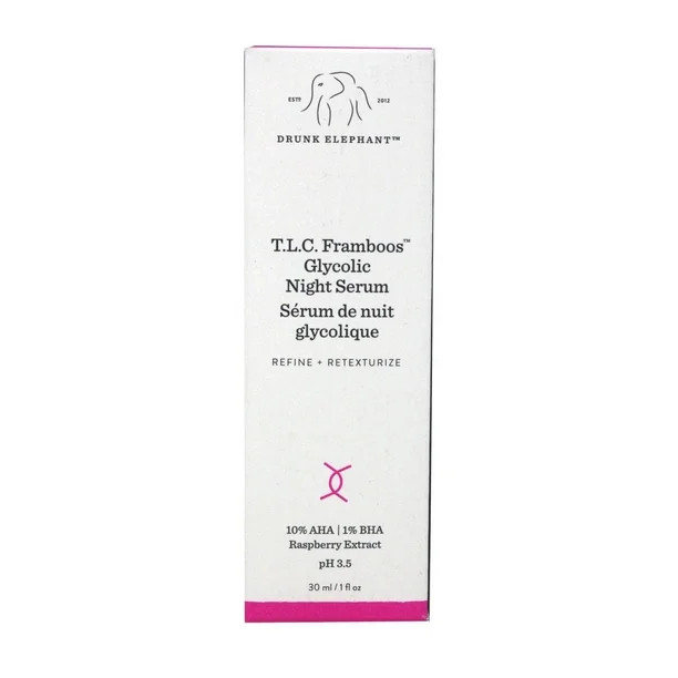 Drunk Elephant T.L.C. Framboos Glycolic Night Serum 1 oz Serum | Walmart (US)