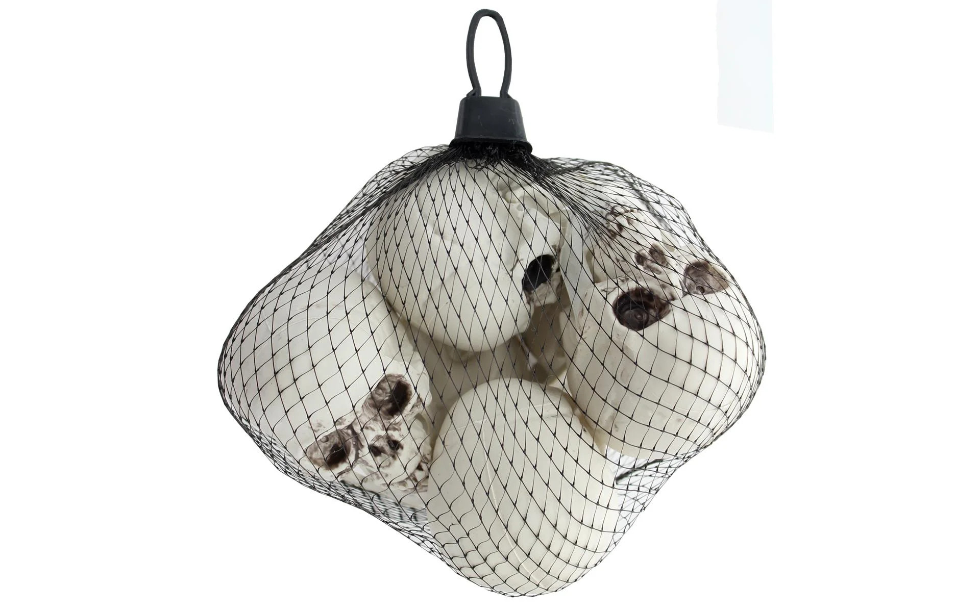 Sierra Pacific Crafts Plastic Skulls Mesh Bag 6pc White - Walmart.com | Walmart (US)