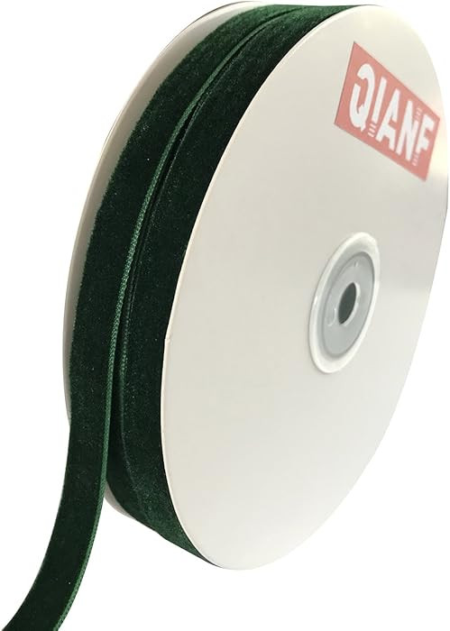 Vintage Hunter Green Velvet Ribbon, 3/8 Inch X 25Yd | Amazon (US)