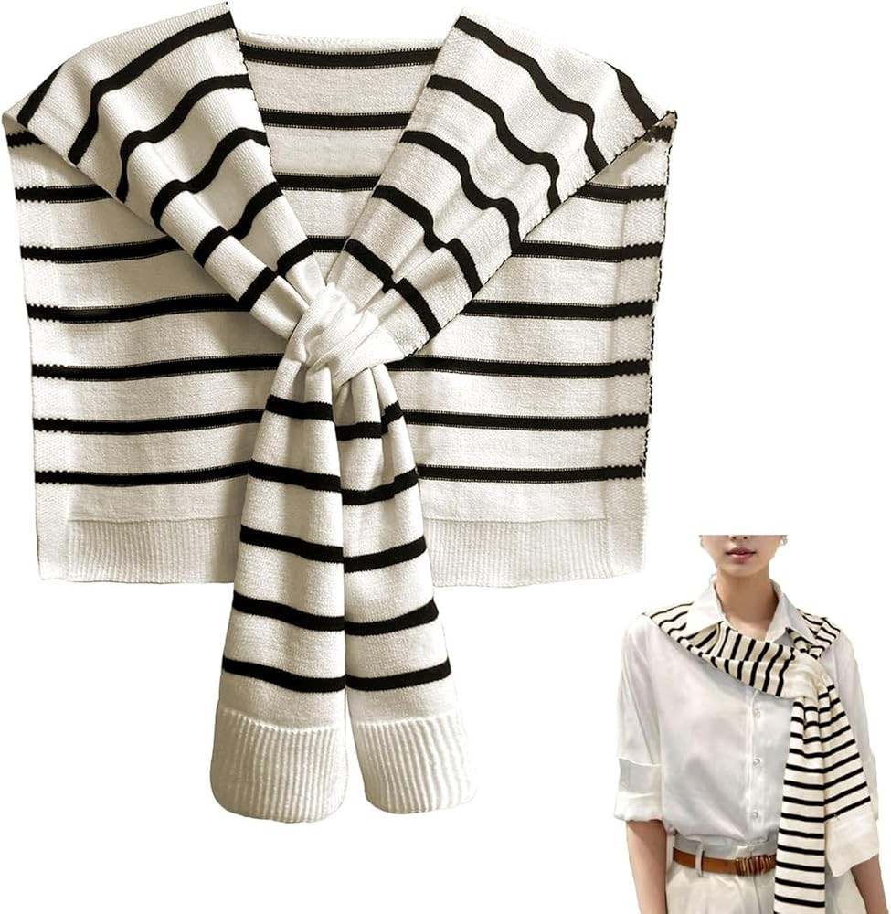 Women's Fashion Knitted Shawl - Khaki Sweater Shawl for Air-Conditioned Rooms | Amazon (US)