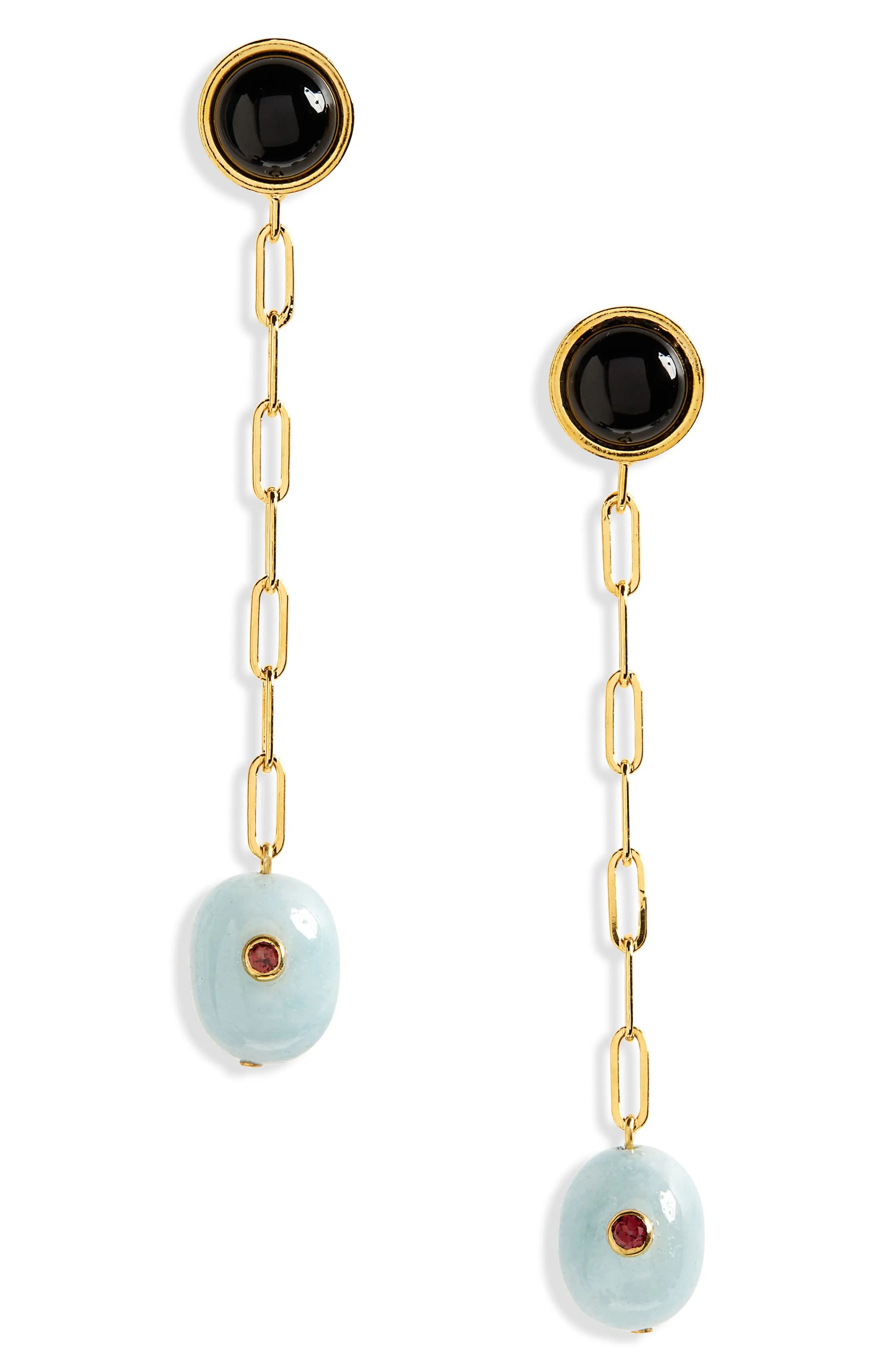 Lizzie Fortunato Moroccan Modern Drop Earrings in Multi/Gold at Nordstrom | Nordstrom