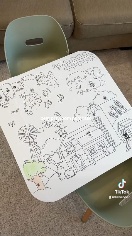 Toddler playroom essential! We LOVE this table and chair set. The giant coloring sheets are also a must!!

#LTKbaby #LTKhome #LTKkids