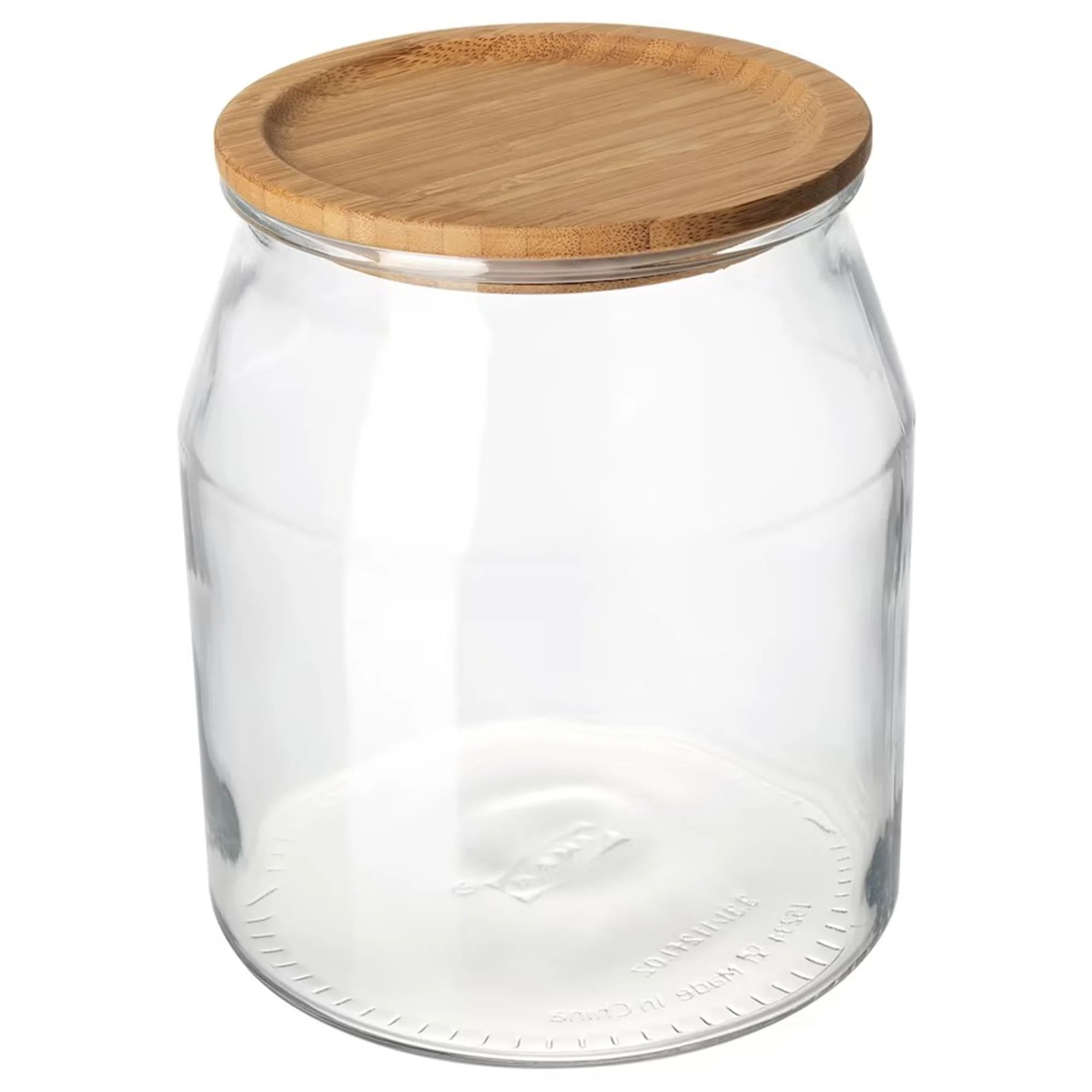 Radyan Glass Jars with Bamboo Lids,Glass Food Storage Jars with Bamboo Lids, 112 OZ | Walmart (US)