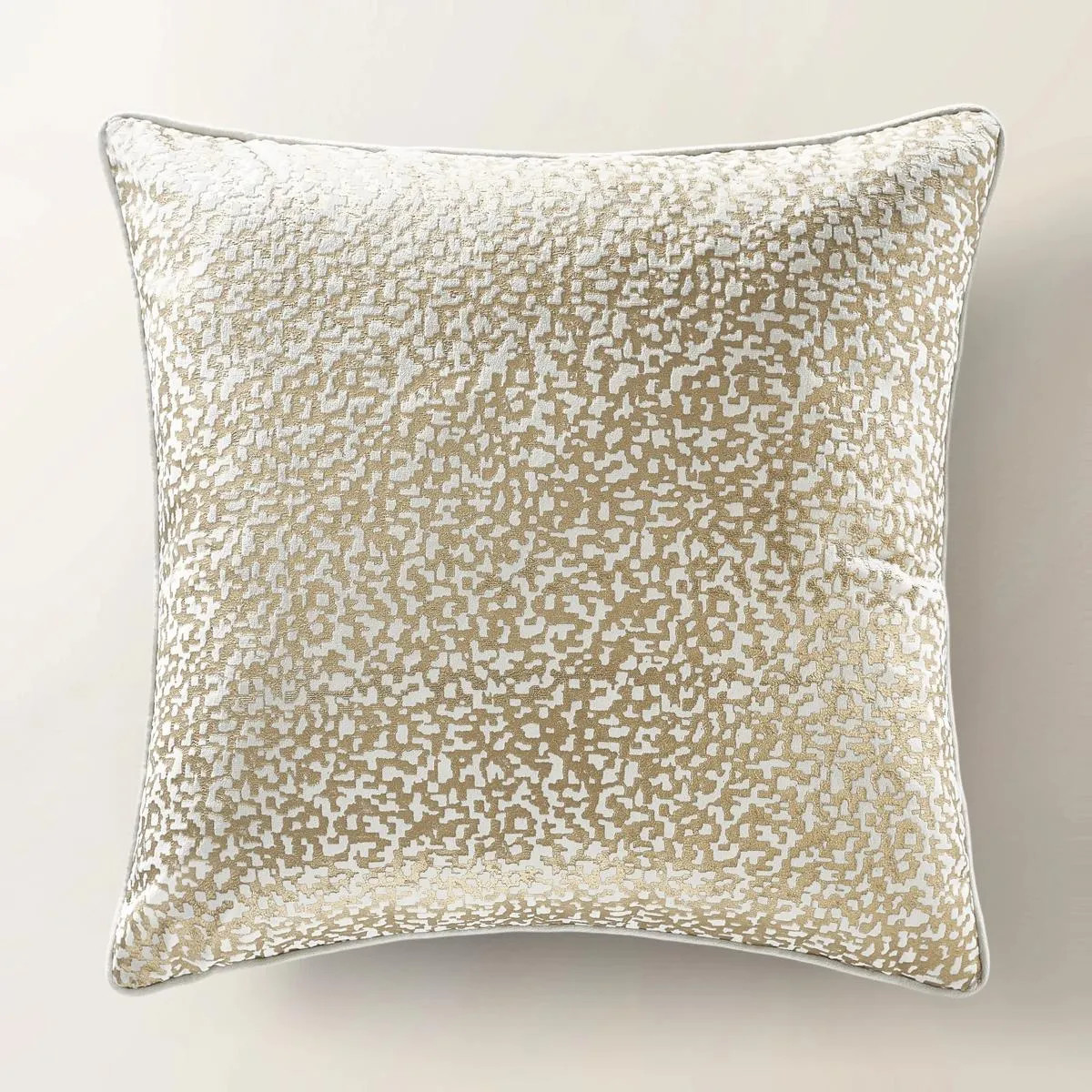 Nouvel Pillow 22" - Ivory/Gold | Z Gallerie