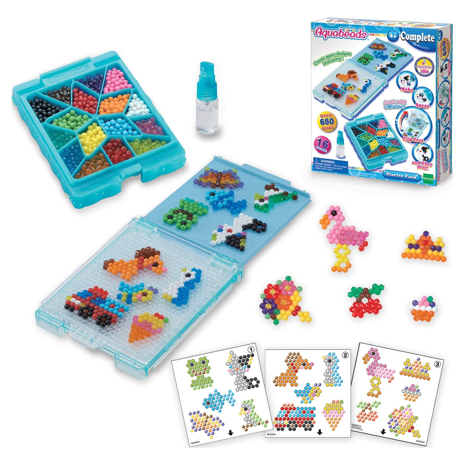 Aquabeads Starter Pack Complete Arts & Crafts Bead Kit for Children - over 650 Beads - Walmart.co... | Walmart (US)