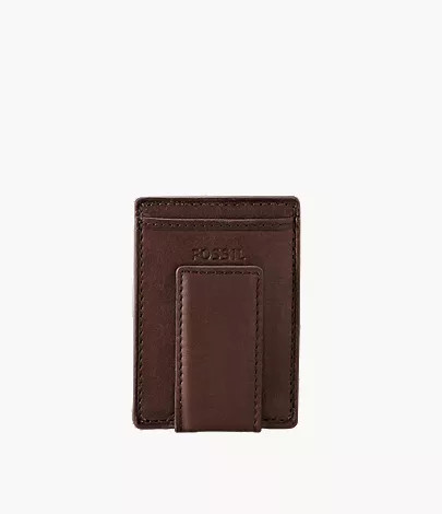 Ingram Leather Magnetic Multicard Wallet | Fossil (US)