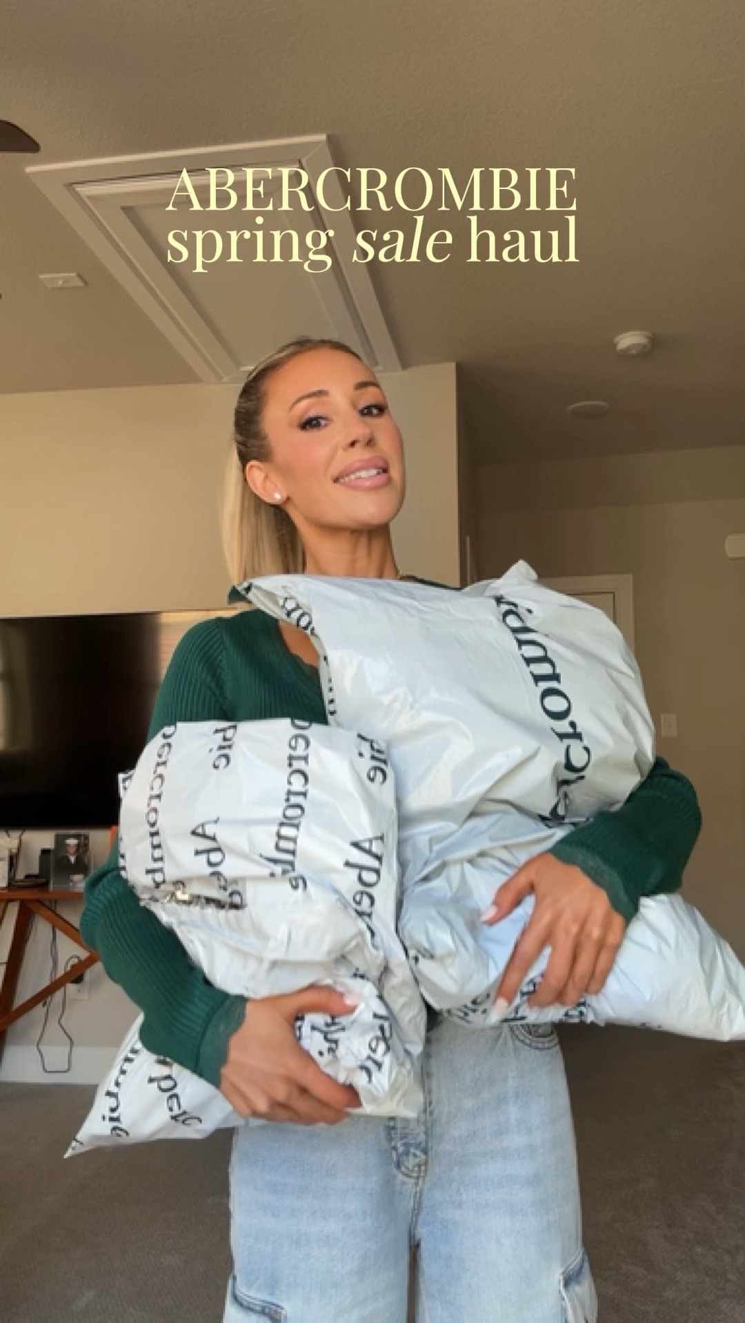 SALE ALERT! 🚨 huge @abercrombie  site-wide sale! 

***USE STACKABLE CODE “SPRINGAF” at checkout for an additional 15% off***

Wearing XS in all tops
Jeans run tts (regular length in all)

Spring sale. Denim. Abercrombie jeans. Abercrombie finds. Basics. Wardrobe staples. Spring capsule wardrobe. On sale now. Haul. 

#LTKSeasonal #LTKSaleAlert