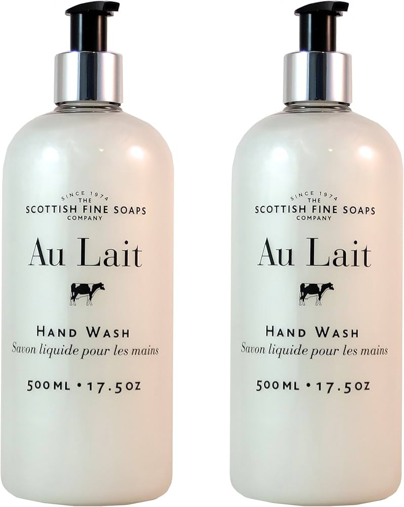 Scottish Fine Soaps Au Lait Liquid Hand Wash - 500ml/17.5 oz (2-Pack) | Amazon (US)