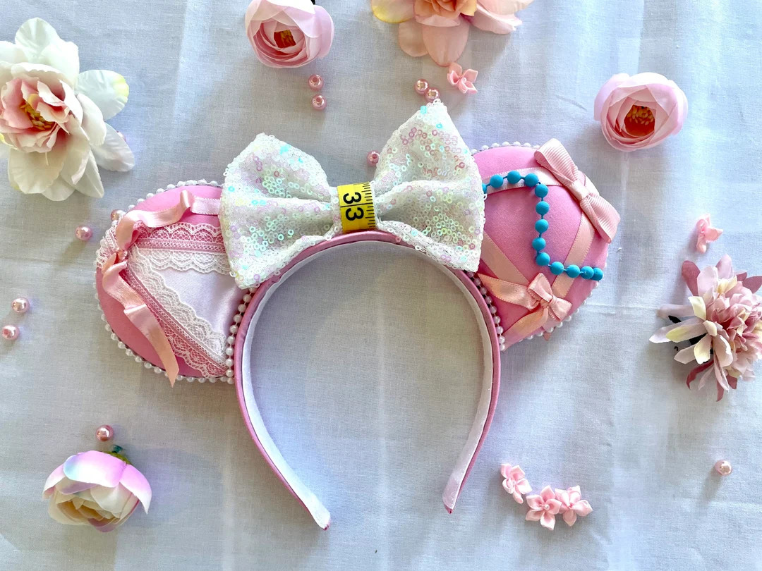 Cinderella Mouse Ears: Pink Princess Park Accessory | Etsy (US)