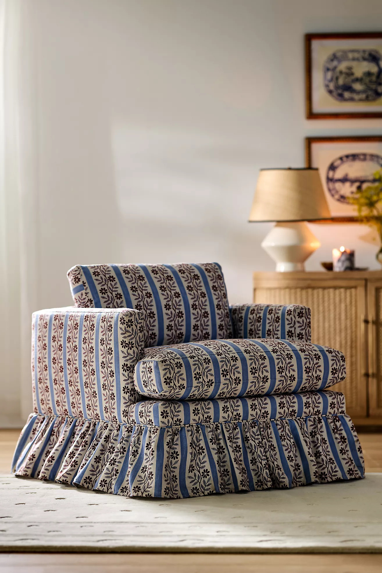 Bowen Ruffle Chair | Anthropologie (US)