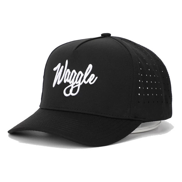 Men's Waggle Golf Graphic Golf Golf Snapback Hat One Size Black | Scheels