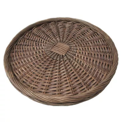 Bee & Willow™ Home Wicker Charger Plate in Grey | Bed Bath & Beyond