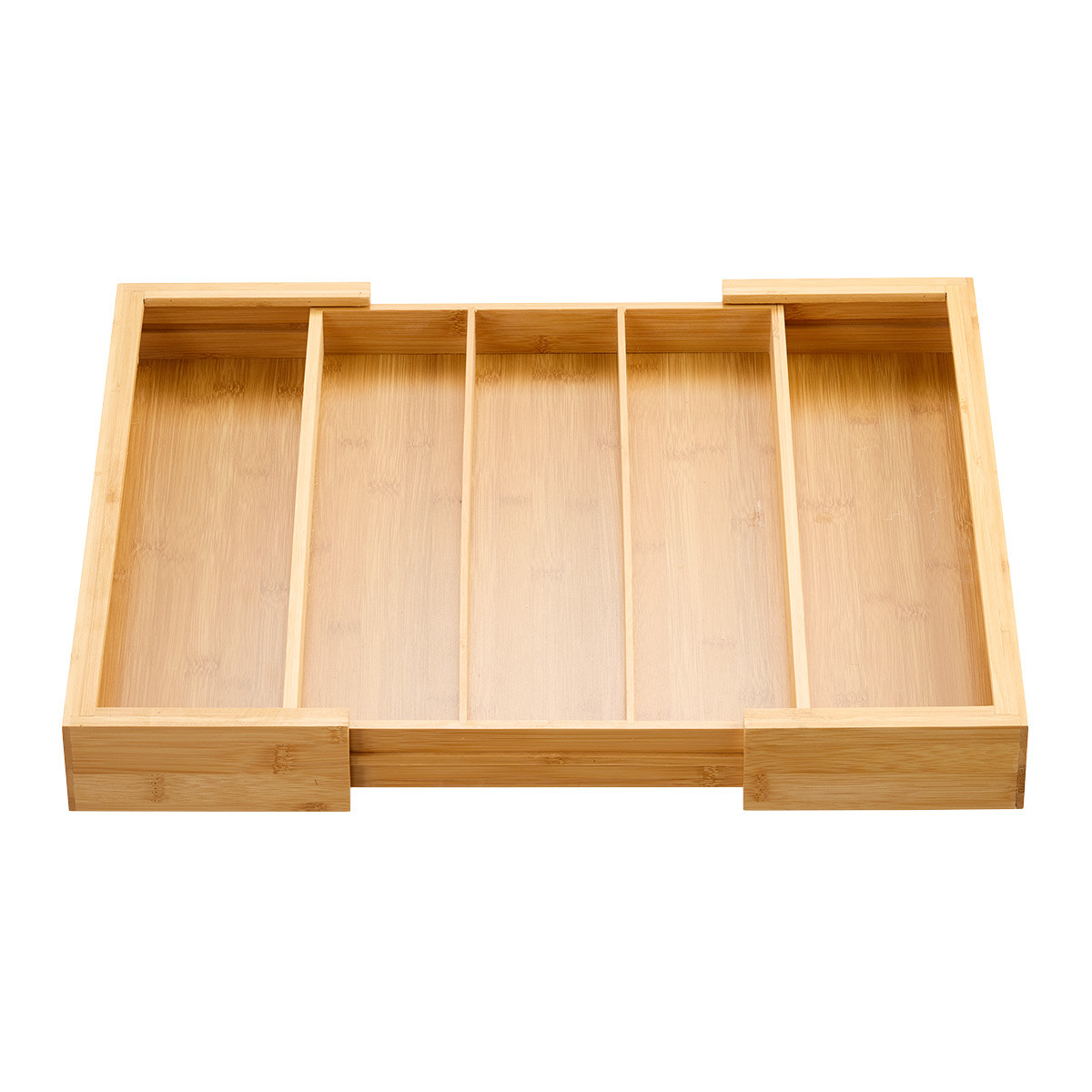 Expandable Bamboo Utensil Tray | The Container Store