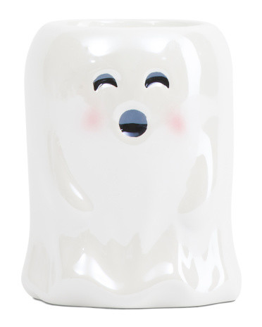 14oz Sculpted Ceramic Ghost Candle | TJ Maxx