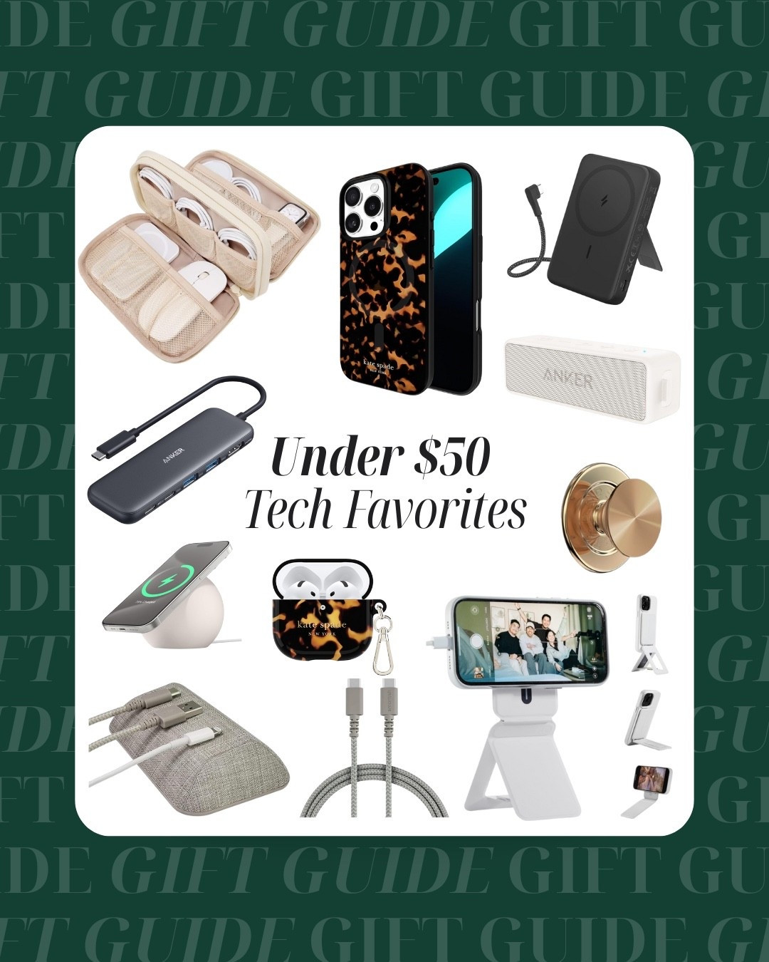 Tech favorites under $50

#LTKvlog #LTKFindsUnder50 #LTKGiftGuide