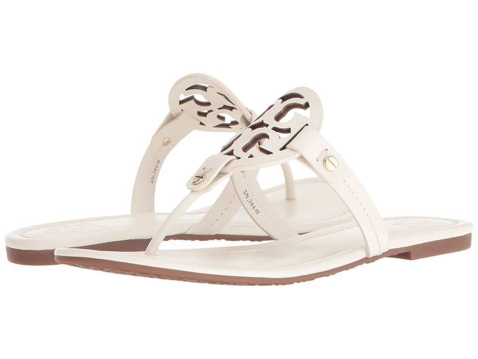 Tory Burch - Miller Flip Flop Sandal (Bleach) Women's Shoes | Zappos