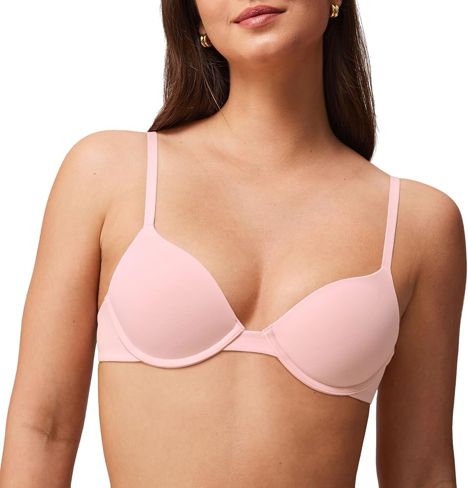 Lift Up Underwire Bras for Women Small Breasted Padded T-Shirt Bras with Support 32AA-38A | Amazon (US)