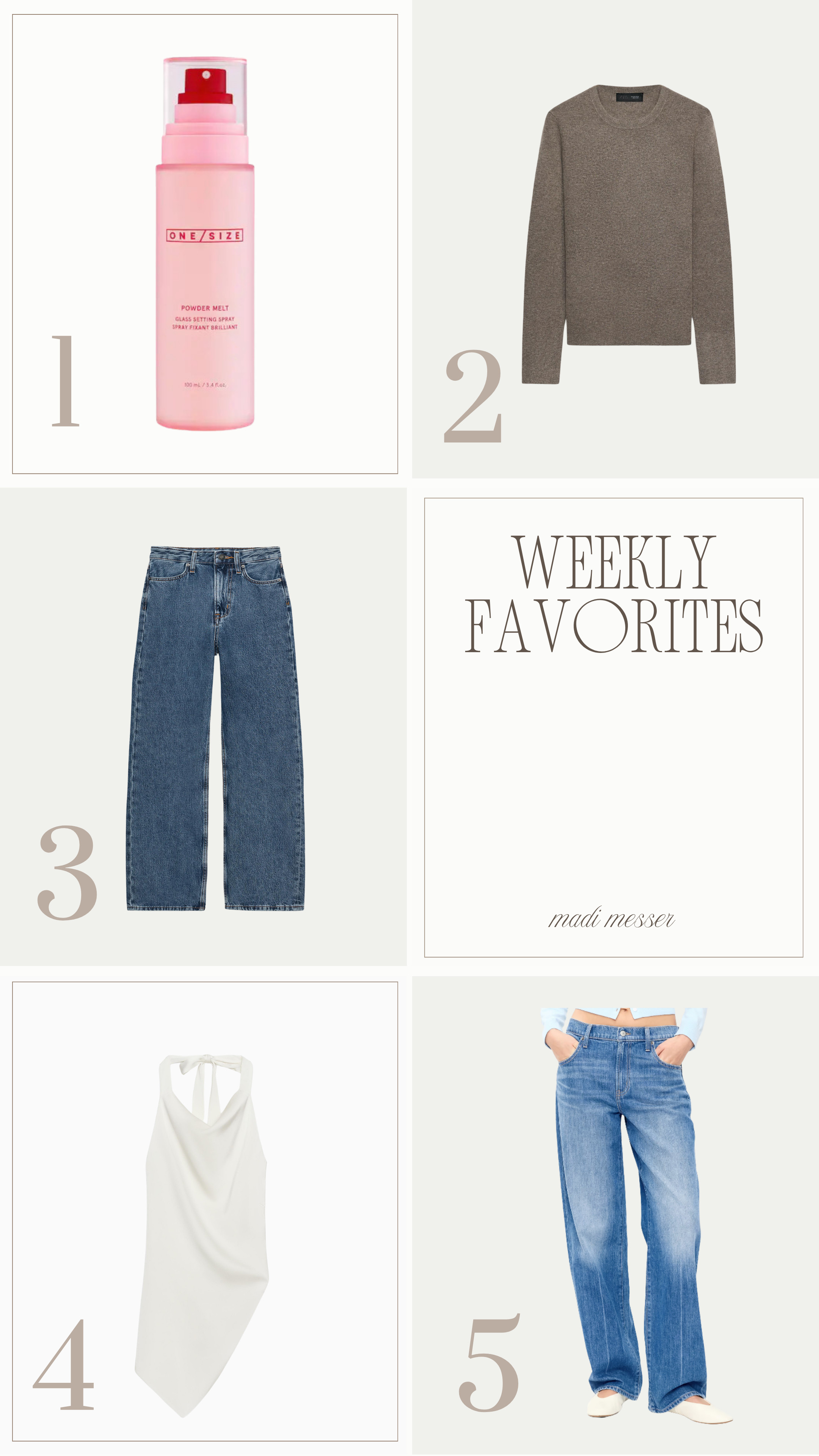 my favorites this week! 
makeup, fall outfit, denim 

 #LTKgrwm #LTKootd