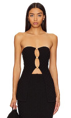 Runaway The Label Taya Top in Black from Revolve.com | Revolve Clothing (Global)