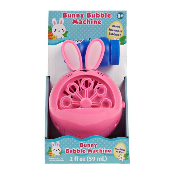 Little Kids Fubbles Easter Bunny Bubble Machine (Pink) | Walmart (US)