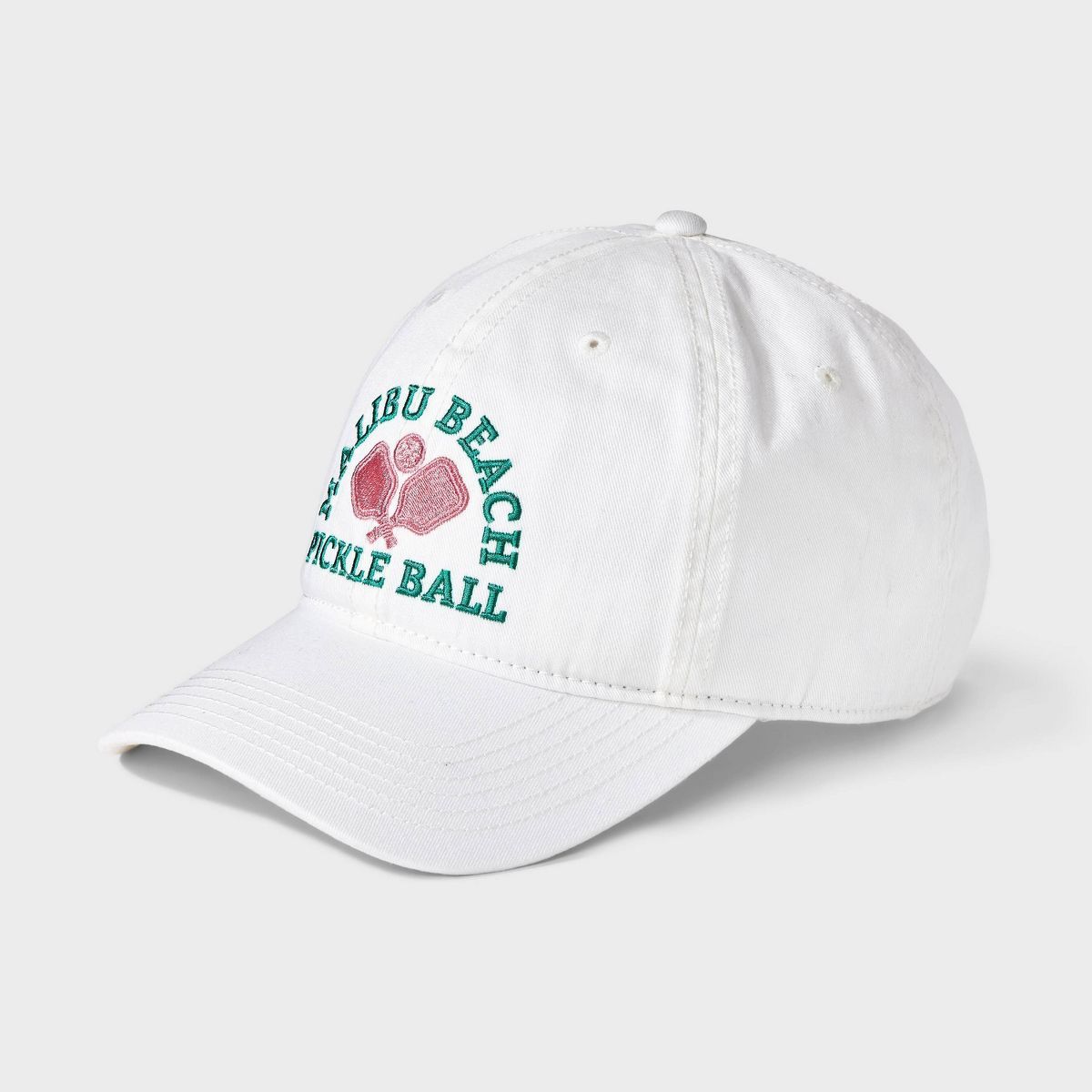 Pickle Ball Malibu Beach Baseball Hat - Mighty Fine White | Target