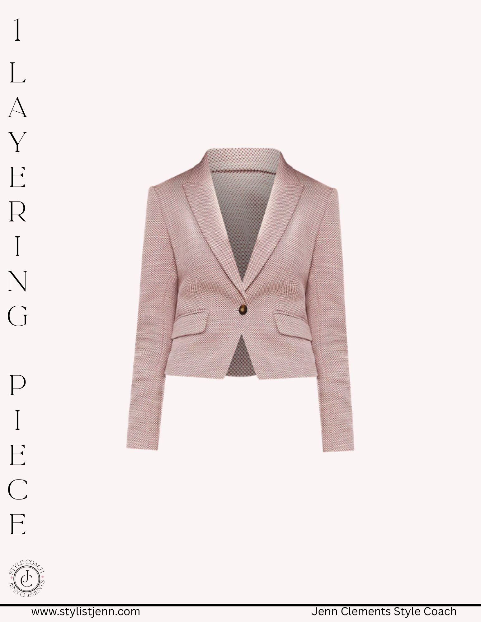 The ultimate lightweight layer: this blush blazer pulls everything together. Whether you're facing office AC or heading out for a patio dinner, it’s the one piece you’ll grab on repeat. 

 #LTKSeasonal #LTKOver40 #LTKWorkwear