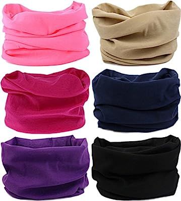 VANCROWN Headwear Head Wrap Sport Headband Sweatband 220 Patterns Magic Scarf 12PCS & 6PCS 12 in ... | Amazon (US)