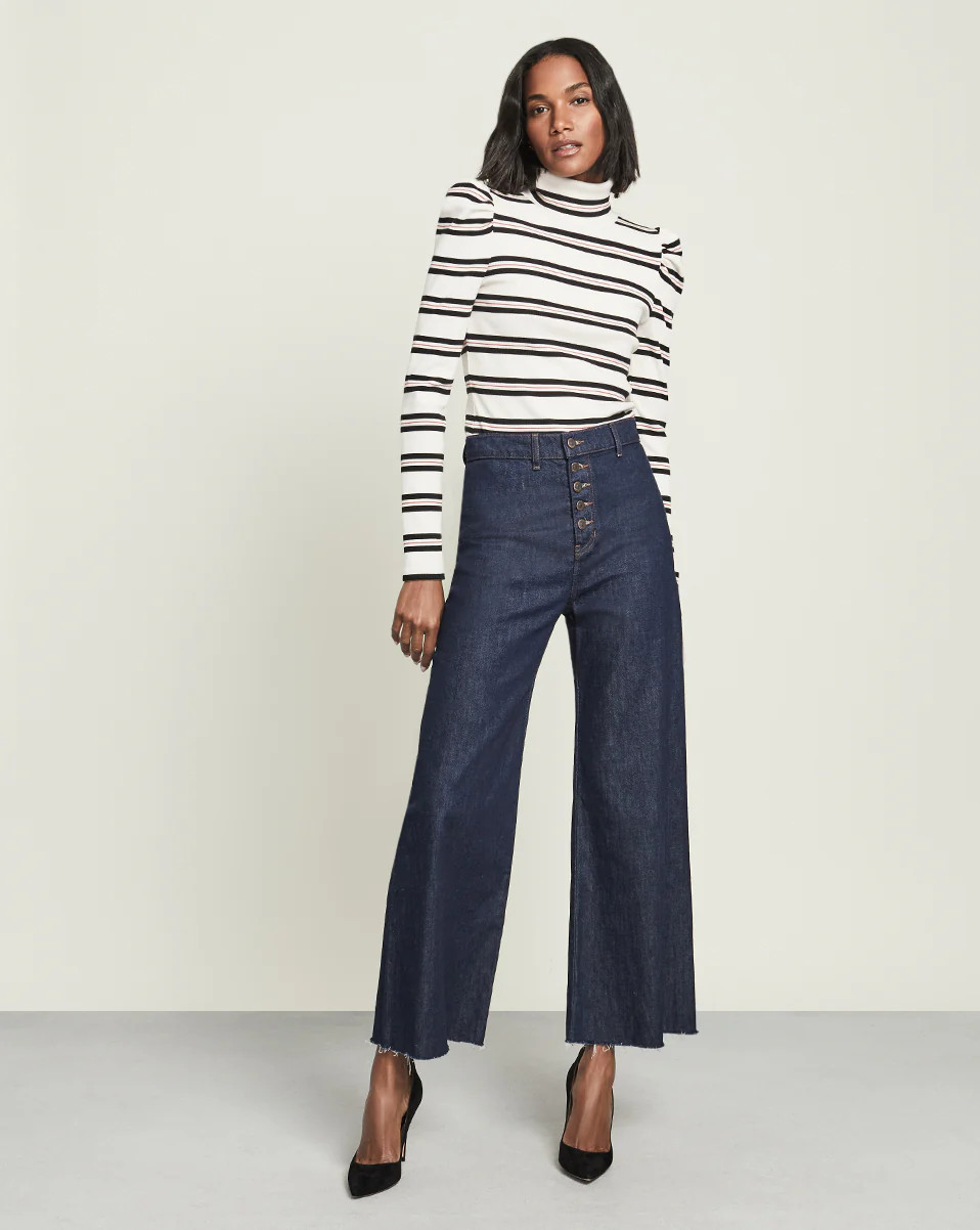 Grant Wide-Leg Jean | Veronica Beard