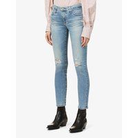 Prima Crop skinny mid-rise jeans | Selfridges