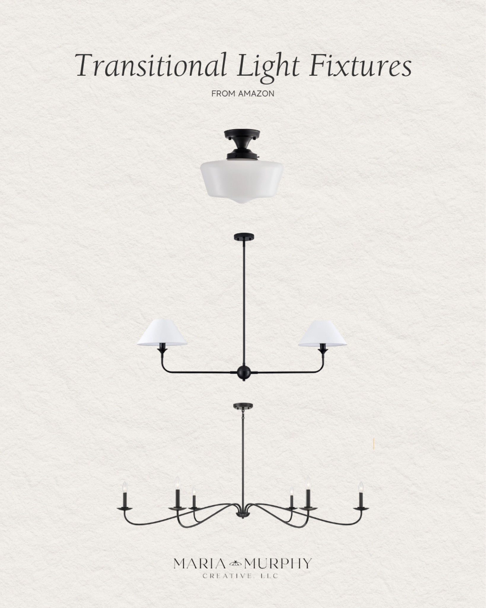 Transitional light fixture collection from Amazon! All budget finds! Great dupes!

#LTKSaleAlert #LTKFindsUnder100 #LTKHome