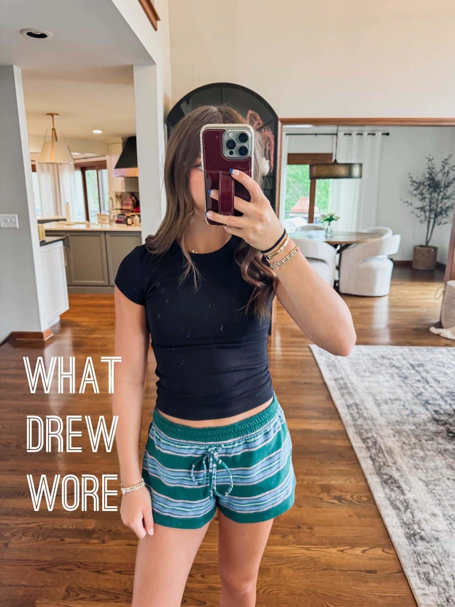 The cutest shorts! A really pretty texture and a variety of color ways. 
She has the matching tank for Summer. Linking her sweatshirt she wore today as well. Teen style.
XXS shorts & tee
Linking a few more items she recently got too

#LTKootd #LTKmomlife