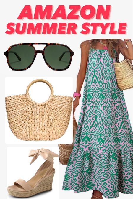 Pretty maxi dress style! Love this look for the summer. #amazon 

#LTKStyleTip #LTKFindsUnder50