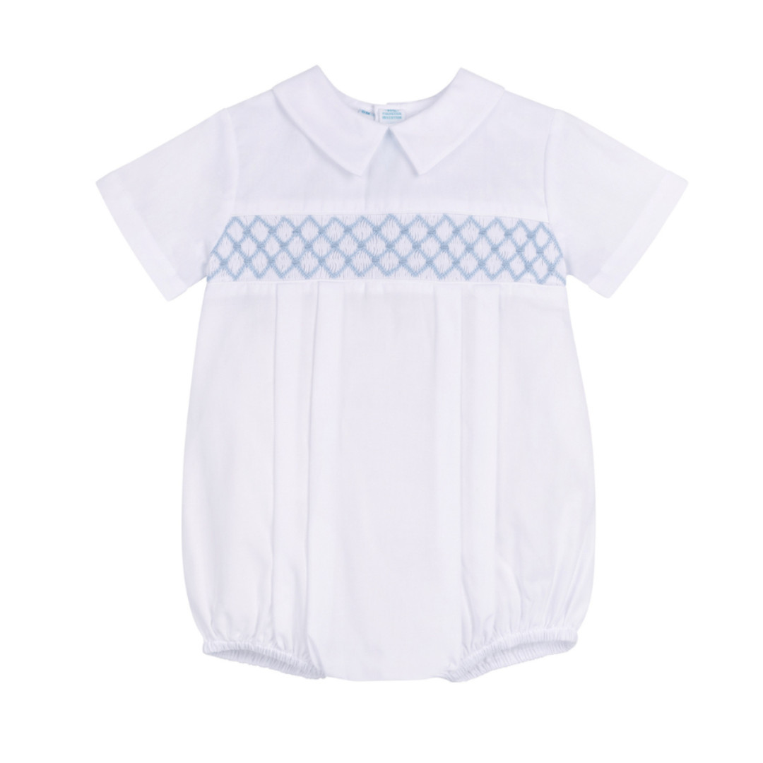 Boys Signature Smocked Romper | Feltman Brothers