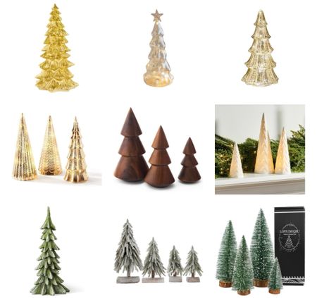 Christmas and holiday table trees 

#LTKhome #LTKHoliday #LTKSeasonal