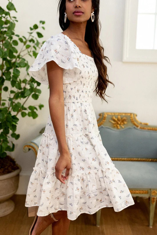 Madison Dress in Eyelet Floral | Ivy City Co