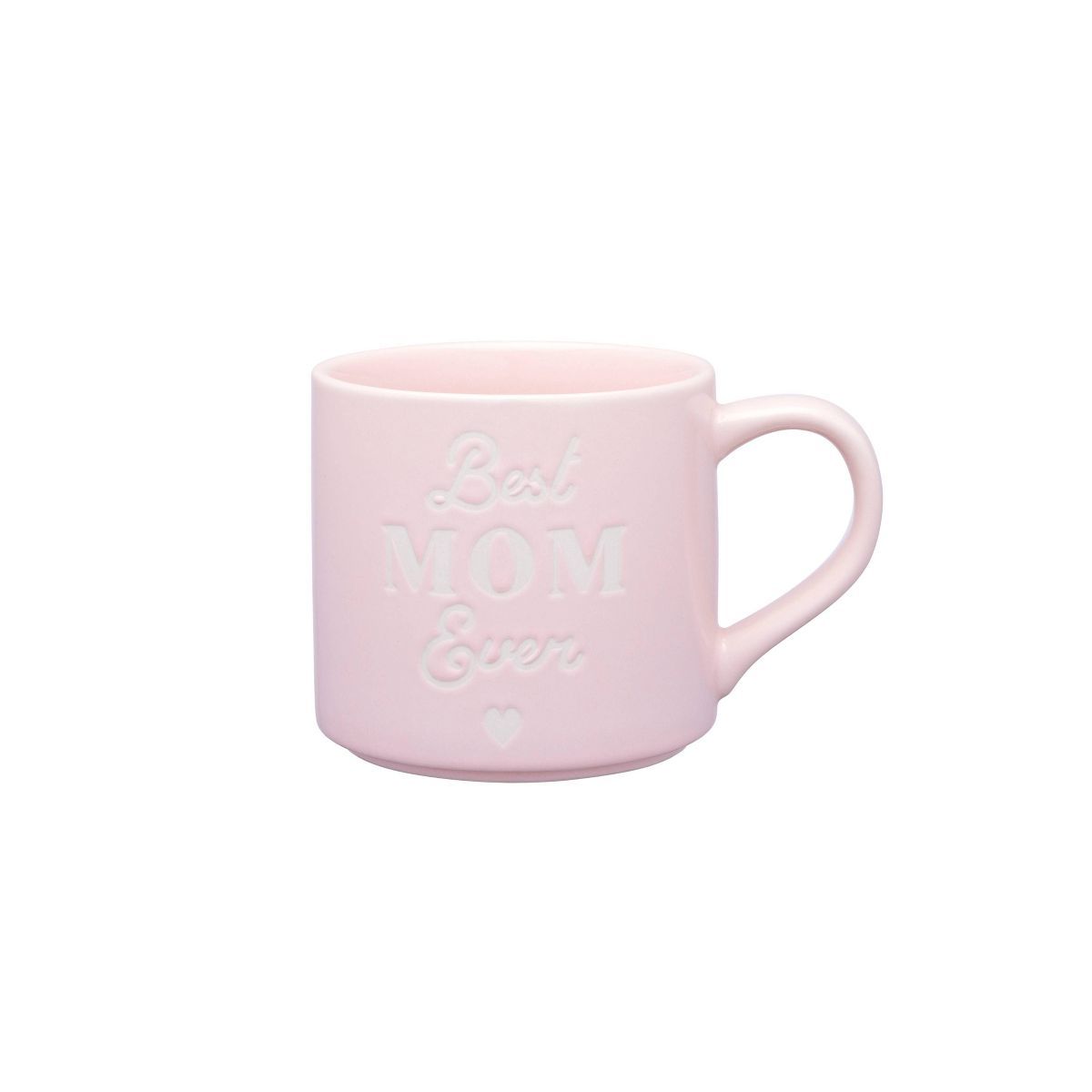 16oz Stoneware Best Mom Ever Mug Light Pink - Parker Lane | Target