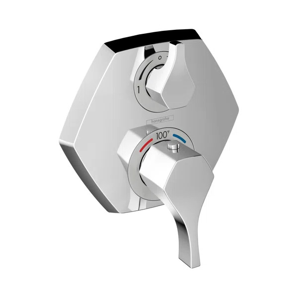 Hansgrohe Locarno Transitional 2-Handle 7-Inch Wide , Temperature Memory, Thermostatic Valve Trim... | Wayfair North America