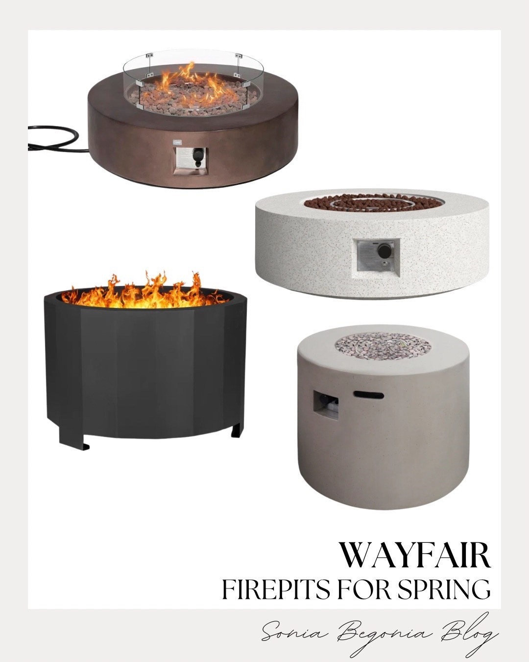 WAYFAIR FINDS: Modern Fire Pits for Spring! 🔥

Upgrade your outdoor oasis with these sleek and functional fire pits from Wayfair that are perfect for cozy spring evenings!

I am obsessed with the minimalist aesthetic and durable designs in this curated collection. Whether you prefer a clean white granite finish, a bold black architectural style, or a soft concrete grey, these fire pits are absolute backyard essentials. I love the variety of shapes—from the low-profile circular models with glass wind guards to the modern cylindrical designs that double as an accent piece. I balanced the industrial materials with a touch of warmth, making these the perfect way to achieve a polished, high-end glam for your patio or garden lounge area!

#Wayfair
#WayfairHome
#OutdoorLiving
#FirePit
#BackyardDesign
#SpringVibes
#PatioDecor
#HomeInspo
#OutdoorEntertaining
#ModernHome
#EverydayChic
#LTKHome
#BackyardGoals
#StylingInspo
#HomeRefresh

#LTKSeasonal #LTKHome