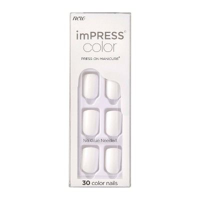 Kiss Products imPRESS Color Press-On Fake Nails - Frosting - 30ct | Target
