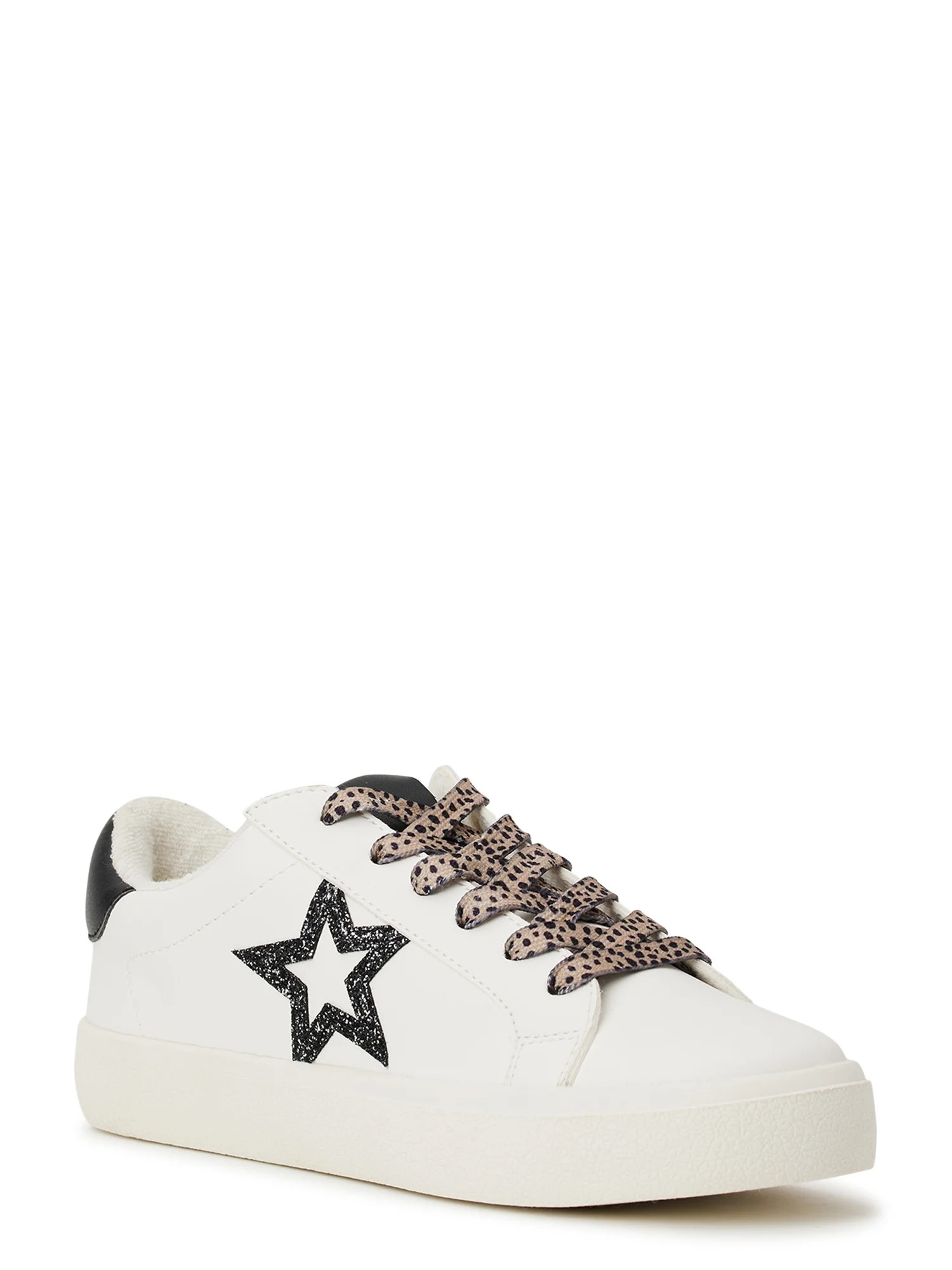 No Boundaries Women`s Casual Low Star Sneaker | Walmart (US)